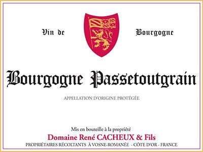 Domaine Rene Cacheux Bourgogne Passetoutgrain