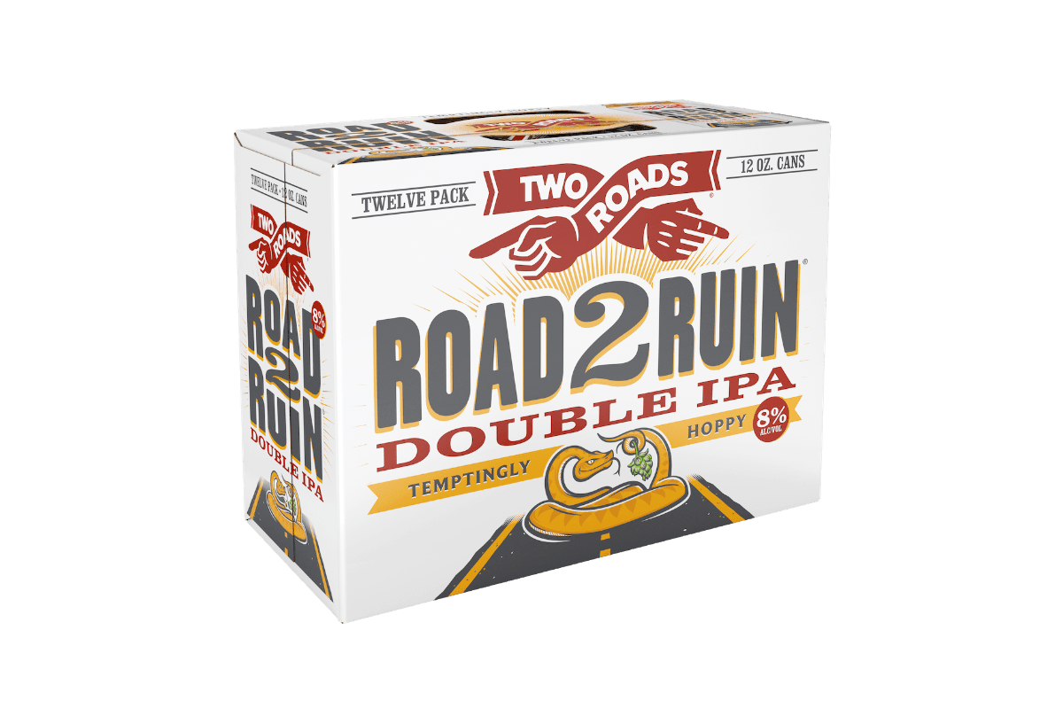 Two Roads "Road 2 Ruin" DIPA 12oz Can [12-Pack]