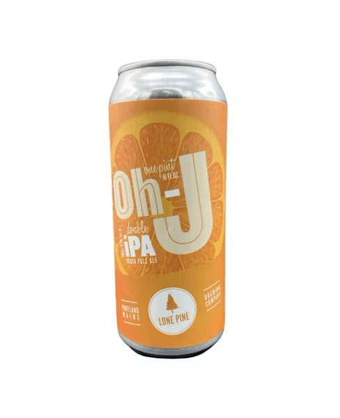 Lone Pine Brewing "Oh-J" DIPA 16oz Can [4-Pack]