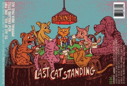 Fat Orange Cat "Last Cat Standing" DIPA 16oz Can