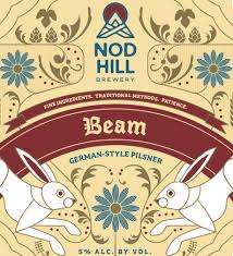 Nod Hill Brewery "Beam" Pilsner 16oz Can [4-Pack]