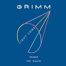 Grimm Brewing “Light Cone” Pilsner 16oz Can [4-Pack]