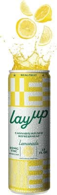 Layup THC Infused Refreshments "Lemonade" 3MG [4-Pack]