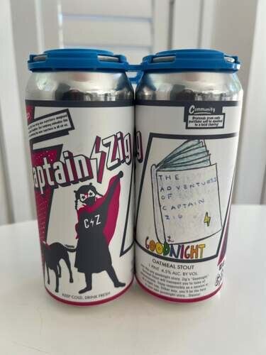 Captain Zig "Goodnight Stout" 16oz Can [4-Pack]