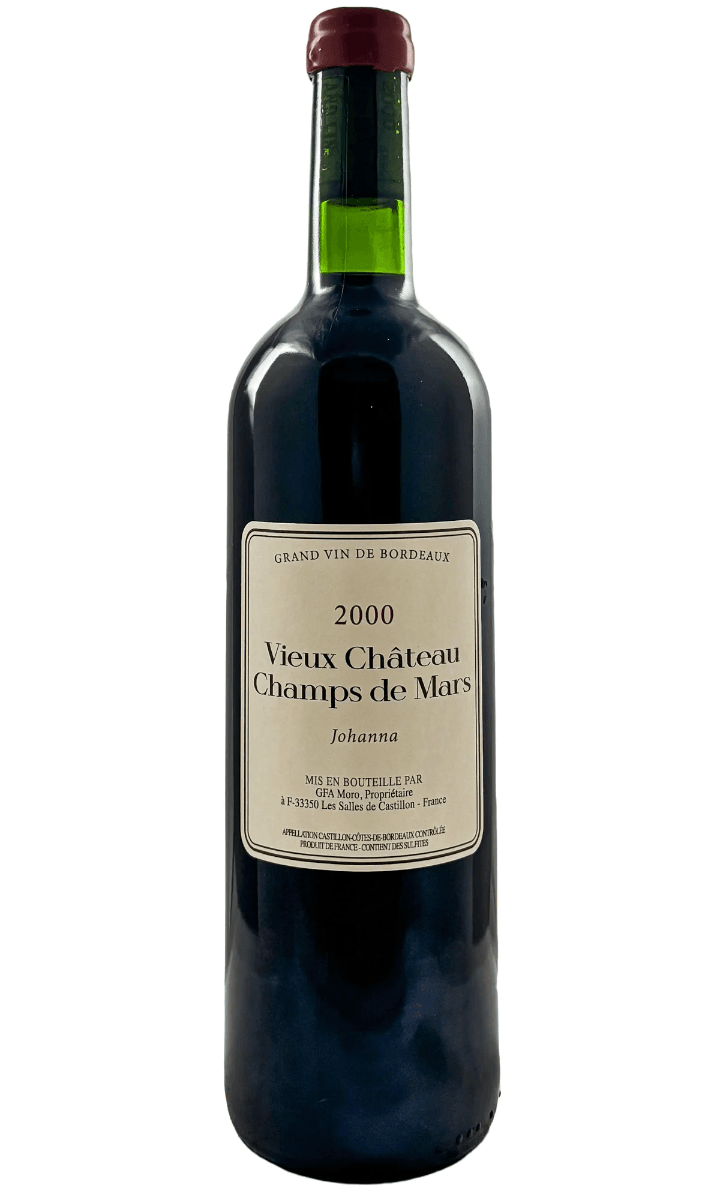 Vieux Chateau Champs de Mars ( Famille Amoreau ) Cotes de Castillon 2000 750mL