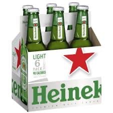 Heineken Light 12oz Bottle [6-Pack]