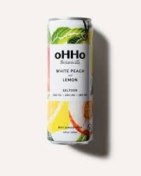 oHHo White Peach and Lemon THC Seltzer [4-Pack]