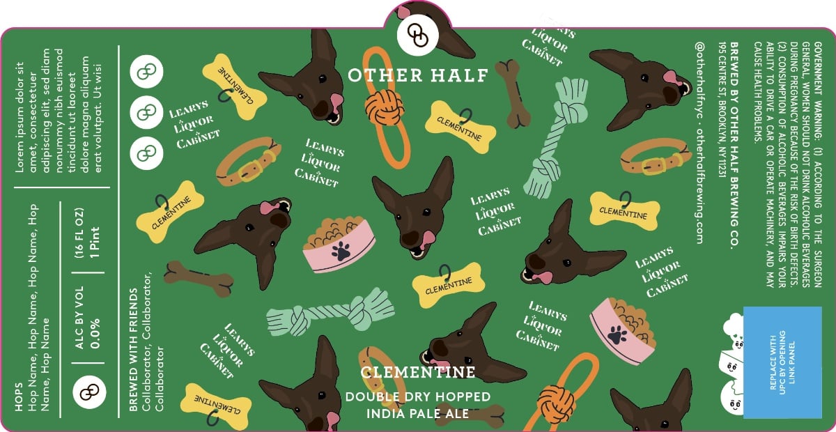 Leary's x Other Half "Clementine" 16oz Can [4-Pack]